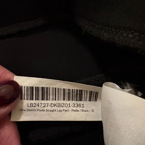 Quince Ultra Stretch Ponte Straight Pants in XL Petite - Picture 2 of 4